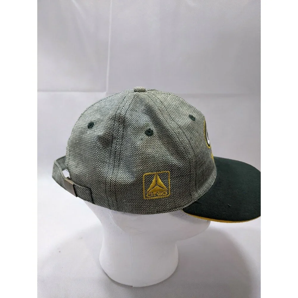 Green Bay Packers Hat Mens Adjustable Cheesehead Logo Citgo Vintage Look strap